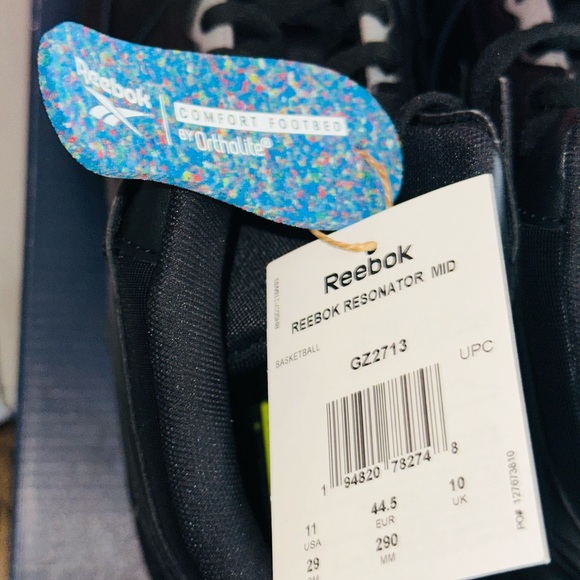 Reebok Resonator Mid Men’s Size 11 US/EU 44.5 *New with og box*  GZ2713 - Picture 4 of 11